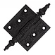 Good in Style Gusseisen Scharnier 65 x 63mm - schwarz lackiert Good in Style Gusseisen Scharnier 65 x 63mm - schwarz lackiert