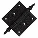 Good in Style Gusseisen Scharnier 87 x 88mm - schwarz lackiert Good in Style Gusseisen Scharnier 87 x 88mm - schwarz lackiert