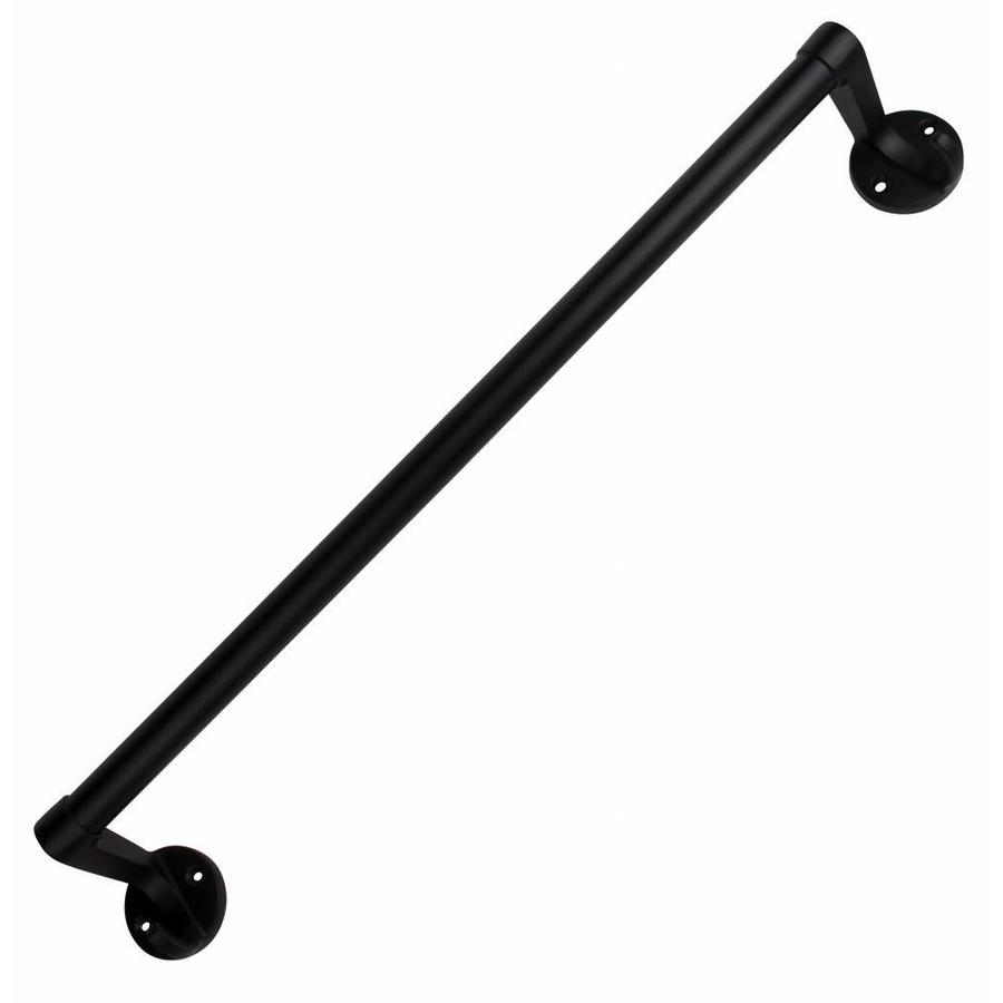 Handtuchstange 480mm Haken Handtuchreling - SchmiedeeiserneBeschlaege.de