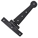 Good in Style Schmiedeeisen Scharnier rund 153mm - schwarz Good in Style Schmiedeeisen Scharnier rund 153mm - schwarz