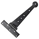 Good in Style Schmiedeeisen Scharnier rund 233mm - schwarz Good in Style Schmiedeeisen Scharnier rund 233mm - schwarz