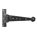 Good in Style Schmiedeeisen Scharnier rund 233mm - schwarz Good in Style Schmiedeeisen Scharnier rund 233mm - schwarz