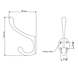 Good in Style Gusseisen Kleiderhaken antik Good in Style Gusseisen Kleiderhaken antik