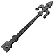 Good in Style Gusseisen Zierscharnier Fleur-de-Lis 300 x 58mm Good in Style Gusseisen Zierscharnier Fleur-de-Lis 300 x 58mm