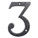 Good in Style Gusseisen Hausnummer 3 - gerade Good in Style Gusseisen Hausnummer 3 - gerade