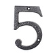 Good in Style Gusseisen Hausnummer 5 - gerade Good in Style Gusseisen Hausnummer 5 - gerade