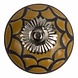 Good in Style Porzellanknauf Relief - Spinnennetz gelb mit schwarz Good in Style Porzellanknauf Relief - Spinnennetz gelb mit schwarz