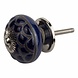 Good in Style Porzellanknauf Relief - Spinnennetz dunkelblau mit schwarz Good in Style Porzellanknauf Relief - Spinnennetz dunkelblau mit schwarz