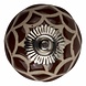Good in Style Porzellanknauf Relief - Spinnennetz braun mit beige Good in Style Porzellanknauf Relief - Spinnennetz braun mit beige