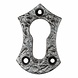 Ludlow Foundries Gusseisen Schlüsselrosette Schild - PZ - Zinn-Effekt Ludlow Foundries Gusseisen Schlüsselrosette Schild - PZ - Zinn-Effekt