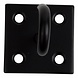 Good in Style Augplatte mit Haken - schwarz lackiert Good in Style Augplatte mit Haken - schwarz lackiert