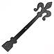 Good in Style Gusseisen Zierscharnier Fleur-de-Lis 400 x 108mm Good in Style Gusseisen Zierscharnier Fleur-de-Lis 400 x 108mm