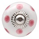 Good in Style Porzellanknauf weiß mit hellpinken Punkten 30mm Good in Style Porzellanknauf weiß mit hellpinken Punkten 30mm