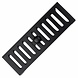 Good in Style Gusseisen Lüftungsgitter 230 x 80mm - schwarz Good in Style Gusseisen Lüftungsgitter 230 x 80mm - schwarz