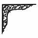 Good in Style Gusseisen Regalträger Speer 310 x 360mm - schwarz Good in Style Gusseisen Regalträger Speer 310 x 360mm - schwarz
