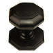 Good in Style Gusseisen Türknauf achteckig 70mm - schwarz Good in Style Gusseisen Türknauf achteckig 70mm - schwarz
