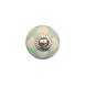 Good in Style Porzellanknauf grün mit beigen Herzchen - 30mm Good in Style Porzellanknauf grün mit beigen Herzchen - 30mm