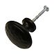 Good in Style Gusseisen Möbelknopf 42mm - Hammerschlag + schwarzer Lack Good in Style Gusseisen Möbelknopf 42mm - Hammerschlag + schwarzer Lack