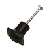 Good in Style Gusseisen Möbelknopf Viereck 26mm - Hammerschlag + schwarzer Lack Good in Style Gusseisen Möbelknopf Viereck 26mm - Hammerschlag + schwarzer Lack