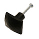 Good in Style Gusseisen Möbelknopf Viereck 37mm - Hammerschlag + schwarzer Lack Good in Style Gusseisen Möbelknopf Viereck 37mm - Hammerschlag + schwarzer Lack