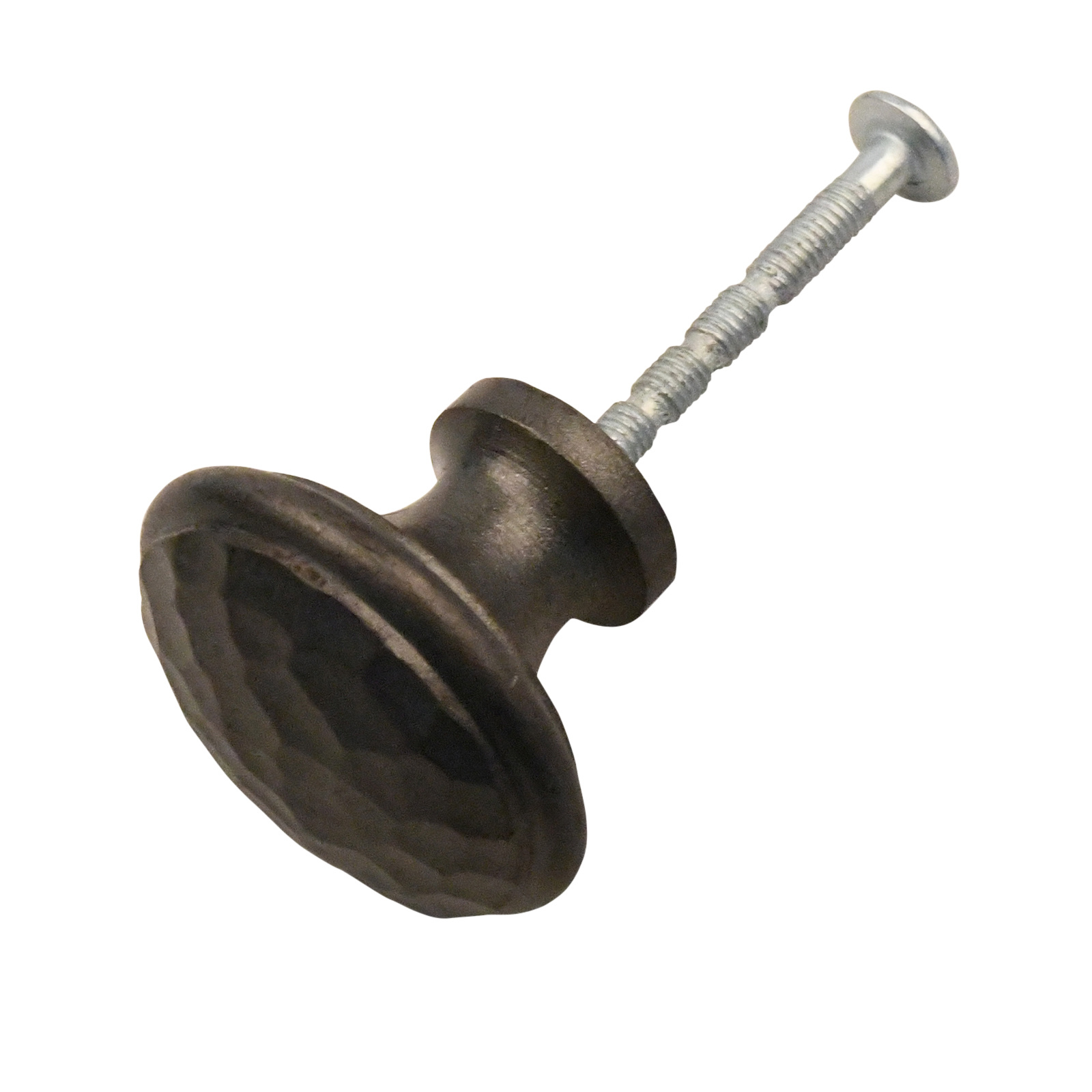 Möbelknauf Möbelgriff Knopf Industrial 32mm Hammerschlag