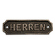 Good in Style Gusseisen Türschild "Herren" Good in Style Gusseisen Türschild "Herren"