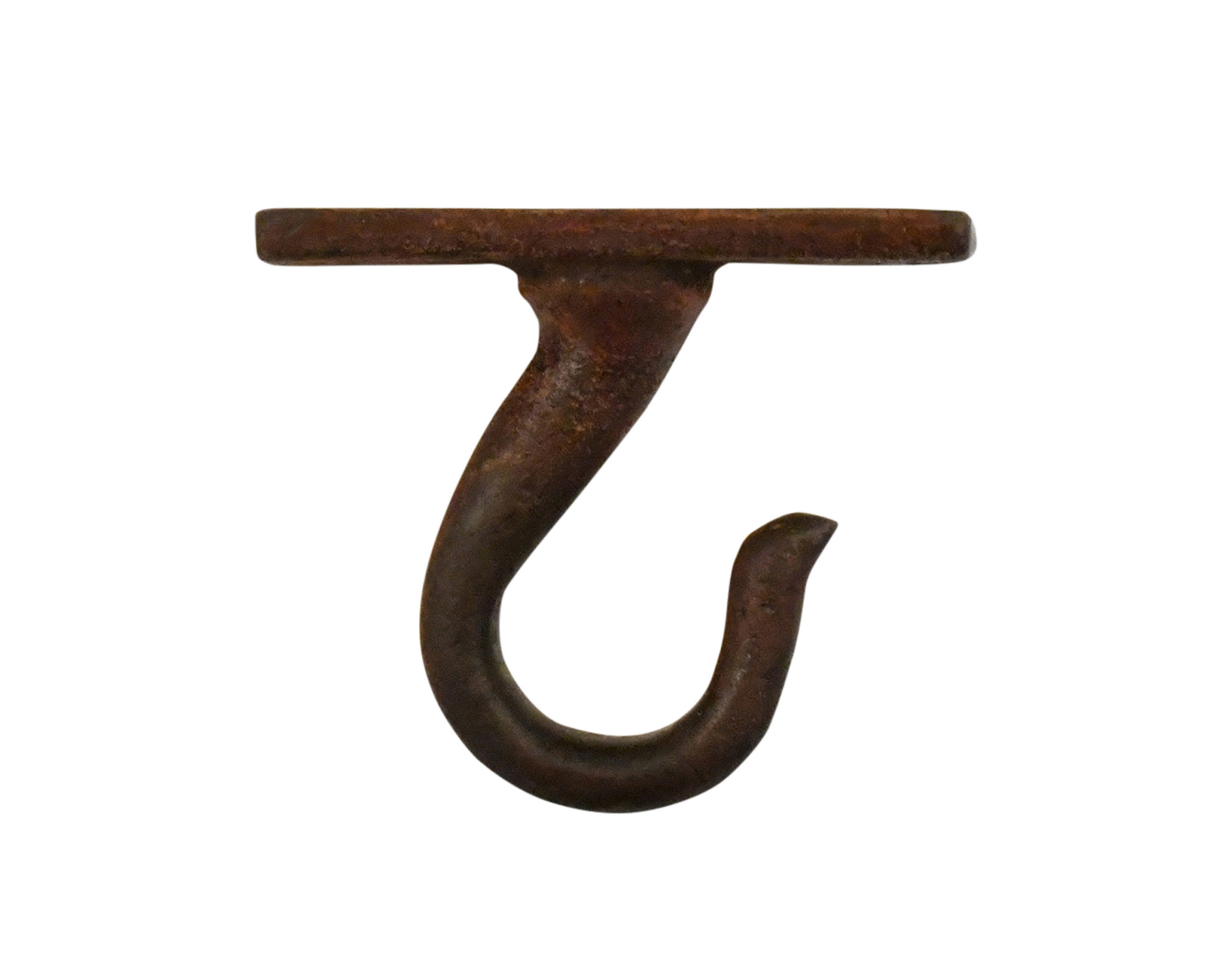 Deckenhaken Huthaken Kleiderhaken Rost - SchmiedeeiserneBeschlaege.de