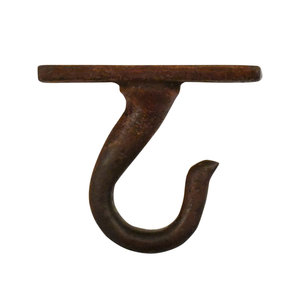 Rustikale Kleiderhaken aus Schmiede- und Gusseisen