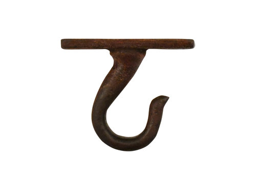 Rustikale Kleiderhaken aus Schmiede- und Gusseisen