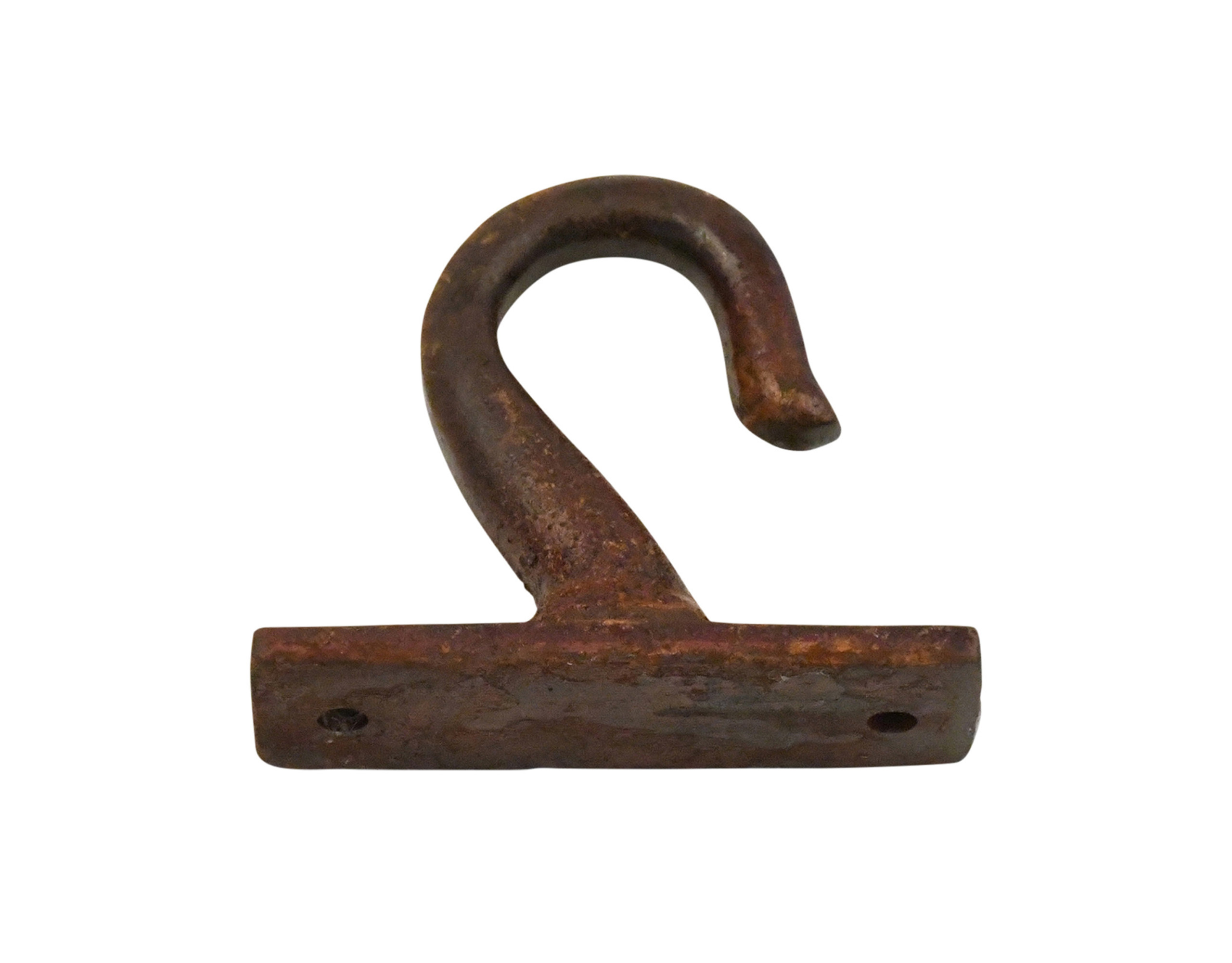 Deckenhaken Huthaken Kleiderhaken Rost - SchmiedeeiserneBeschlaege.de