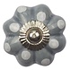 Good in Style Porzellanknauf Blume - grau mit weißen Punkten Good in Style Porzellanknauf Blume - grau mit weißen Punkten