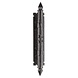 Ludlow Foundries Griff mit Platte schwarz lackiert Ludlow Foundries Griff mit Platte schwarz lackiert