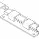 Ludlow Foundries Schmiedeeisen Türriegel Fischschwanz gerade 150mm - Zinn-Effekt Ludlow Foundries Schmiedeeisen Türriegel Fischschwanz gerade 150mm - Zinn-Effekt
