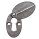 Good in Style Schmiedeeisen Schlüsselrosette oval mit Abdeckplatte - blank Good in Style Schmiedeeisen Schlüsselrosette oval mit Abdeckplatte - blank