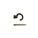 Good in Style Gusseisen Raffhaken 23 x 18mm - Rost Good in Style Gusseisen Raffhaken 23 x 18mm - Rost