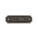 Good in Style Gusseisen Türschild "Meterkast" Good in Style Gusseisen Türschild "Meterkast"