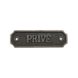 Good in Style Gusseisen Türschild "Prive" Good in Style Gusseisen Türschild "Prive"