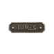 Good in Style Gusseisen Türschild "Dames" Good in Style Gusseisen Türschild "Dames"