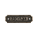 Good in Style Gusseisen Türschild "Badkamer" Good in Style Gusseisen Türschild "Badkamer"