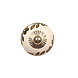 Good in Style Möbelknopf 40mm weiß mit goldenen Blüten Good in Style Möbelknopf 40mm weiß mit goldenen Blüten