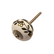 Good in Style Möbelknopf 40mm weiß mit goldenen Blüten Good in Style Möbelknopf 40mm weiß mit goldenen Blüten