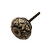 Good in Style Möbelknopf 40mm grau mit schwarzer Blume Good in Style Möbelknopf 40mm grau mit schwarzer Blume