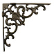 Good in Style Gusseisen Regalträger Fleur-de-Lis - 230 x 230mm - blank lackiert Good in Style Gusseisen Regalträger Fleur-de-Lis - 230 x 230mm - blank lackiert
