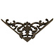 Good in Style Gusseisen Regalträger Fleur-de-Lis - 230 x 230mm - blank lackiert Good in Style Gusseisen Regalträger Fleur-de-Lis - 230 x 230mm - blank lackiert