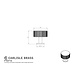 Fingertip Designs Möbelknauf "Lines" | Radio | Massives Messing | Satin Nickel Fingertip Designs Möbelknauf "Lines" | Radio | Massives Messing | Satin Nickel