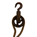 Good in Style Eisen Flaschenzug mit Seil | Rost | 250 x 60mm Good in Style Eisen Flaschenzug mit Seil | Rost | 250 x 60mm