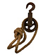 Good in Style Eisen Flaschenzug mit Seil | Rost | 250 x 60mm Good in Style Eisen Flaschenzug mit Seil | Rost | 250 x 60mm