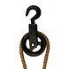Good in Style Eisen Flaschenzug mit Seil | Schwarz | 250 x 60mm Good in Style Eisen Flaschenzug mit Seil | Schwarz | 250 x 60mm