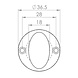 Carlisle Brass Drehknauf für Türriegel | Schwarz Carlisle Brass Drehknauf für Türriegel | Schwarz