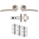 Carlisle Brass Türbeschlagset "Tavira" | komplettes Set | Satin Nickel Carlisle Brass Türbeschlagset "Tavira" | komplettes Set | Satin Nickel